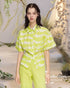 Wave Pattern Short Sleeve Shirt